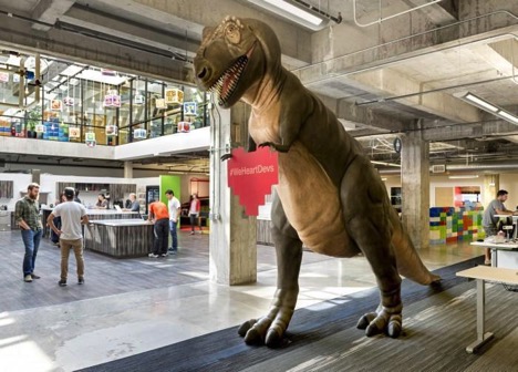 innovation office dinosaur