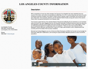 employer profile LA County