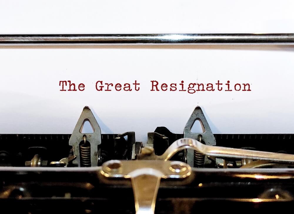 Old,Classic,Vintage,Typewriter,With,Typed,Text,The,Great,Resignation, women's leadership