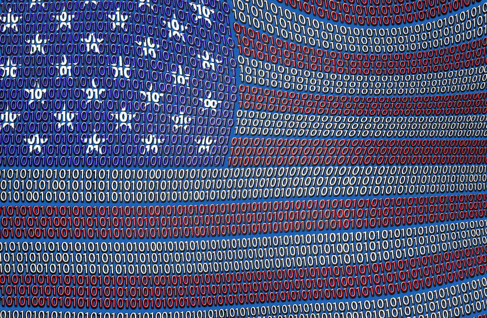 Usa,Flag,Of,Binary,Code
