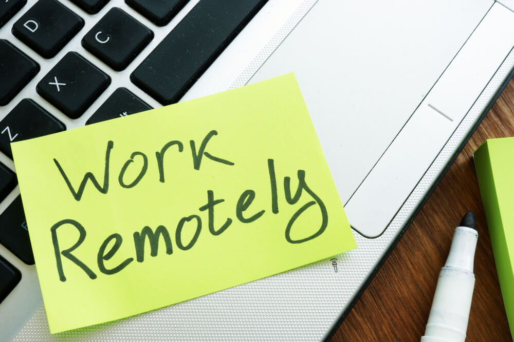 Work,Remotely,Memo,Stick.,Laptop,For,Remote,Job. women's leadership