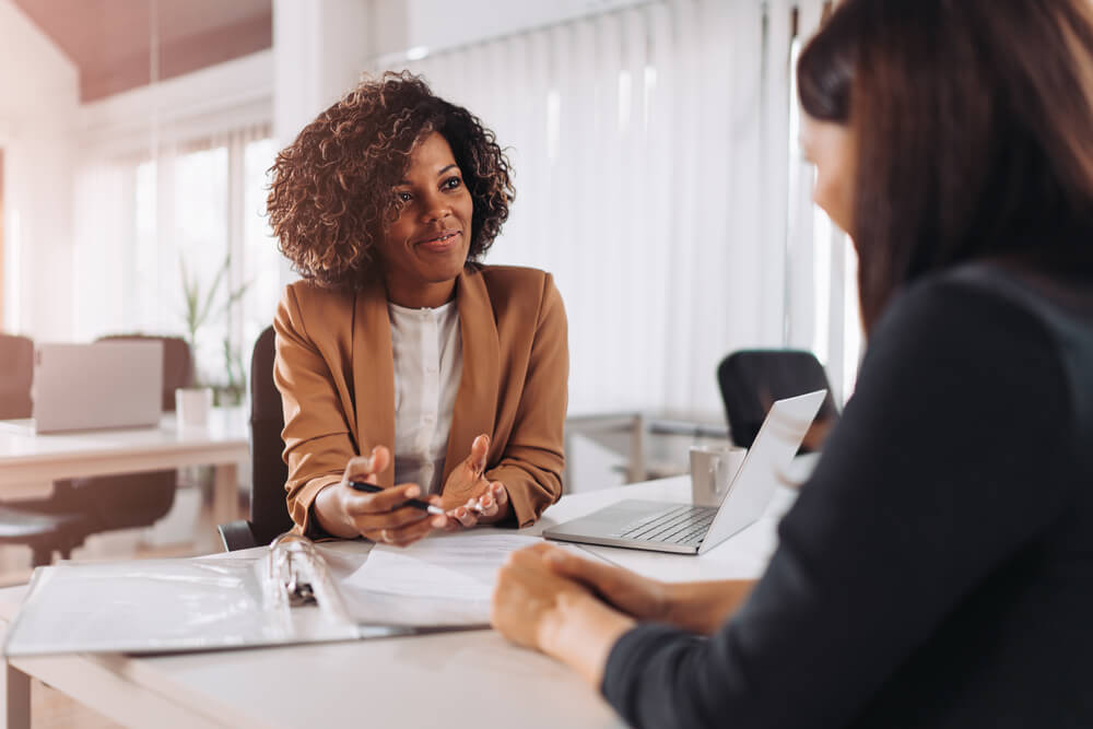 Young,Woman,Doing,A,Job,Interview leadership