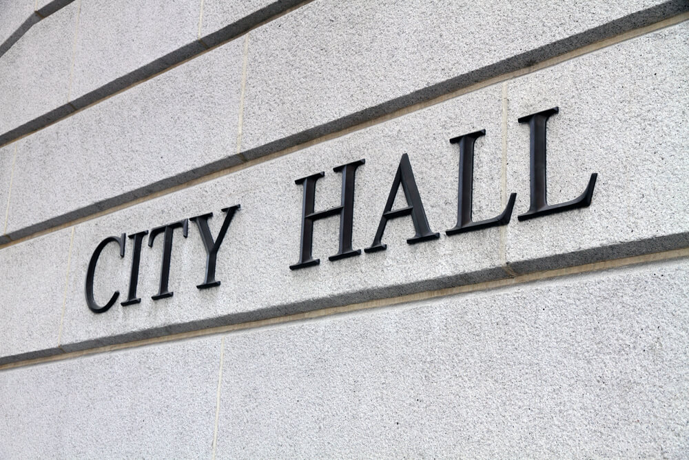 City,Hall,Sign video presentation