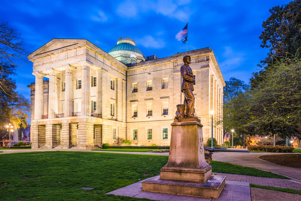 Raleigh,,North,Carolina,,Usa,State,Capitol,Building.
