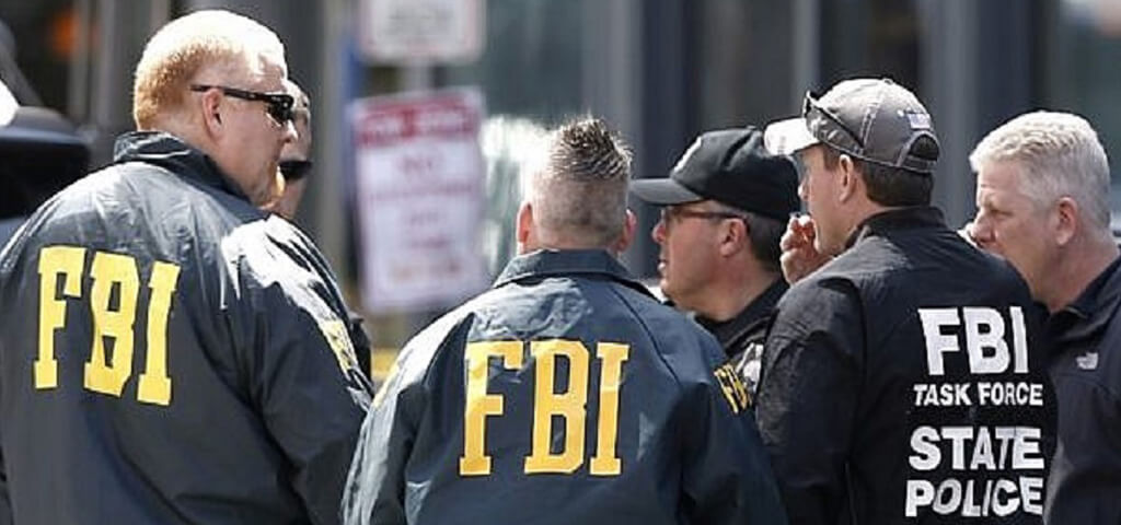 A group of FBI officers standing on the street - Careers in Government