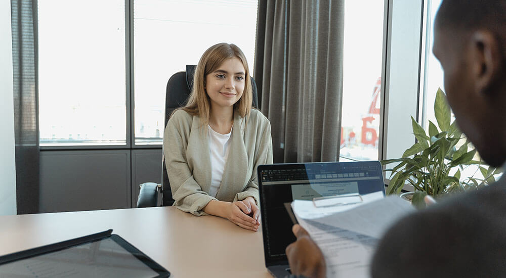 A woman during an interview - Yavapai County - Careers In Government