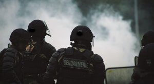 Police Force during an operation