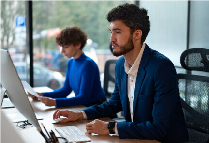 Workers Working on the Computer - Government IT Jobs - Careers In Government